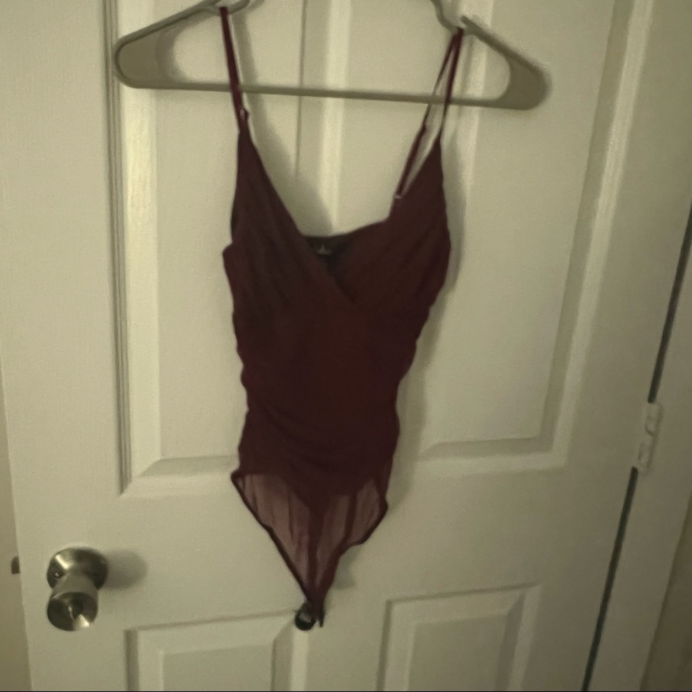 Maroon Bodysuit